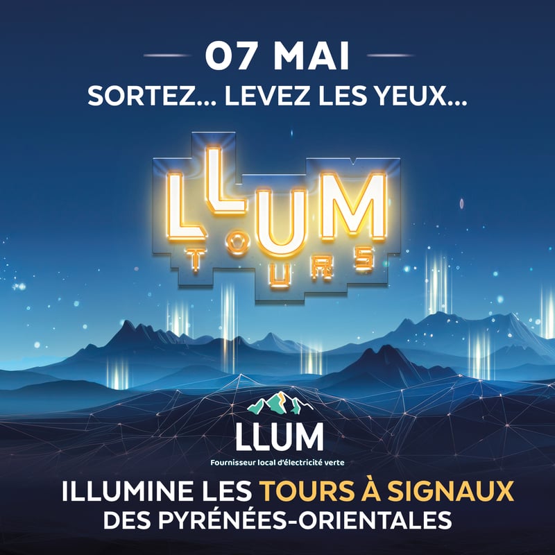 LLUM Tours : l’évenement qui illumine les tours à signaux des Pyrénées-Orientales