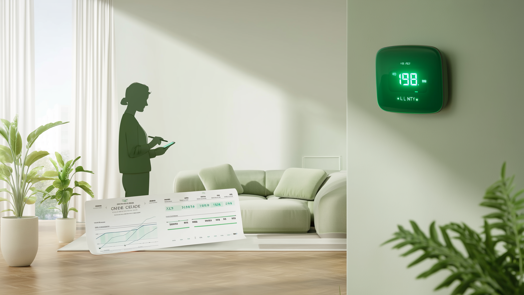 Femme qui découvre sa facture d'électricité